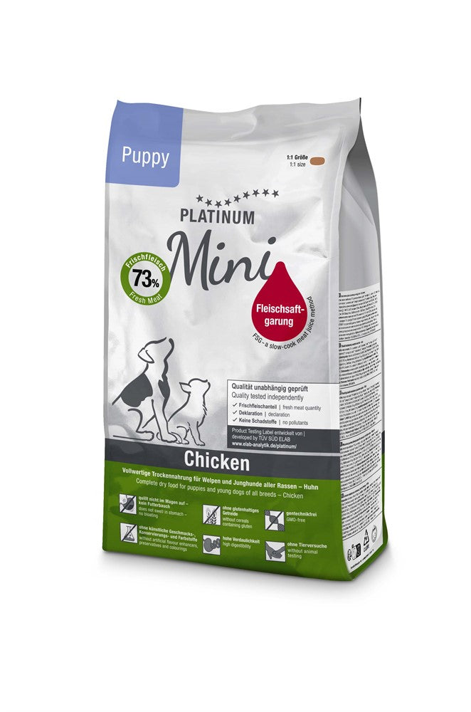 Platinum Mini Puppy Chicken 900 g