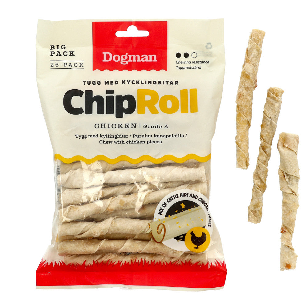 Dogman Tuggpinnar Med Kycklingbitar 25p 12,5cm