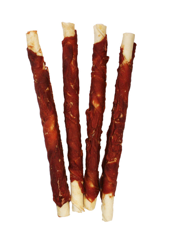2 pets Dogsnack Duck Chewbone 17cm/18st