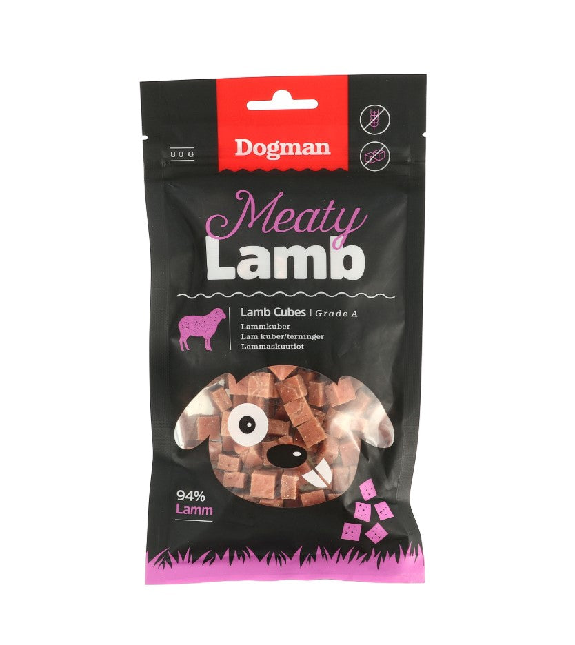 Dogman Meaty Kuber av Lamm Hundgodis