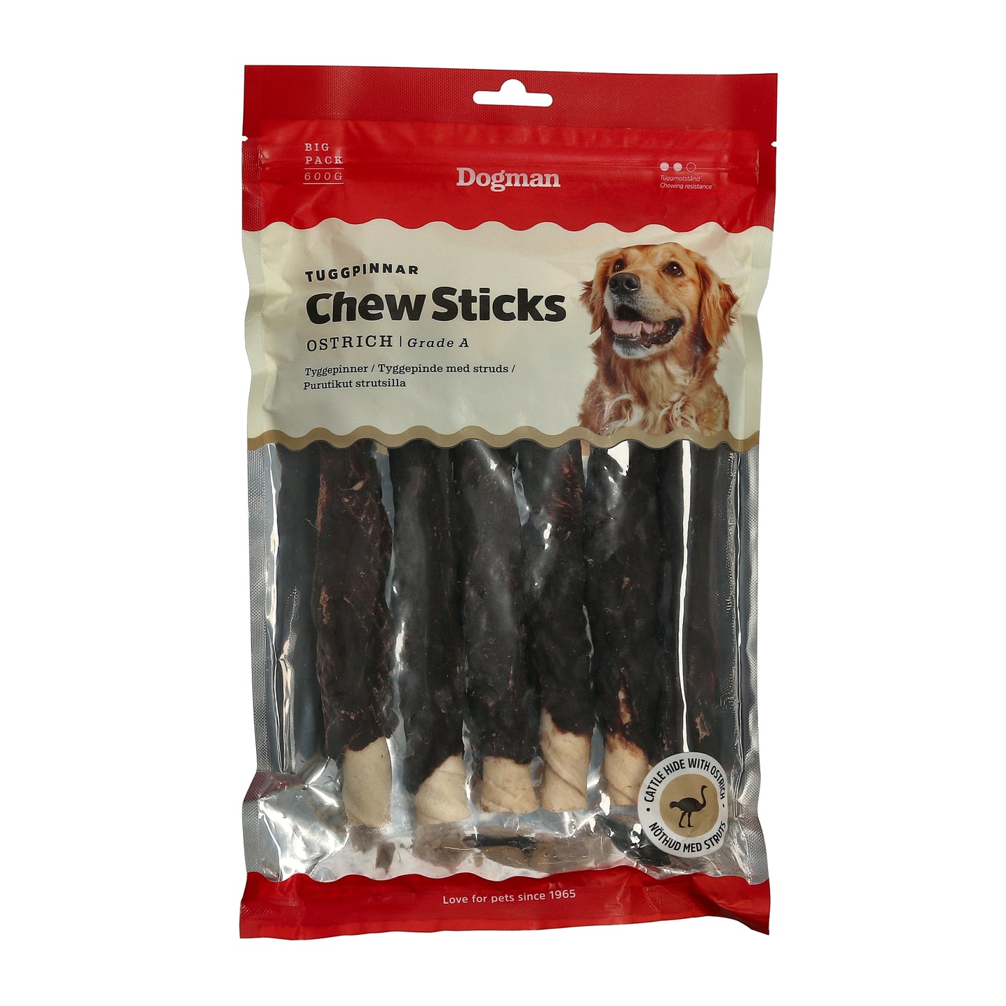 Dogman Tuggpinnar med Struts 10p 20cm