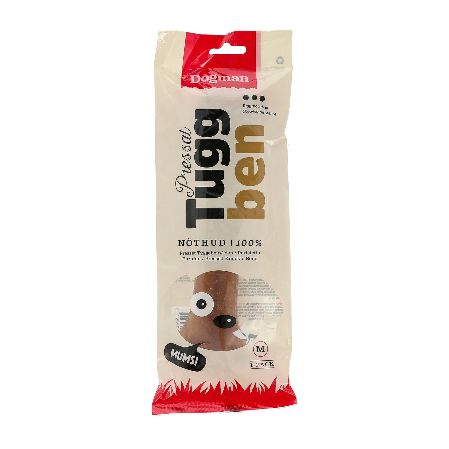 Dogman Tuggben Pressat Råhud 21cm