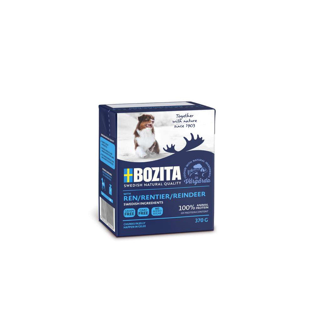 Bozita Reindeer Chunks in Jelly Våtfoder för hund 370g