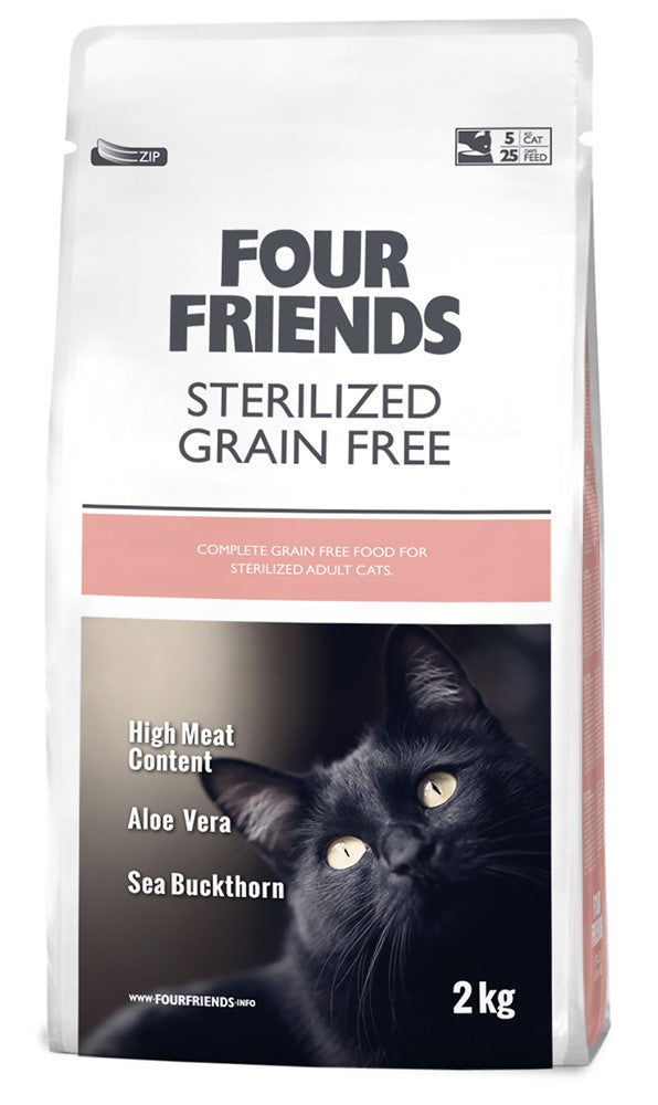 FourFriends Cat Grain Free Sterilized 2 kg