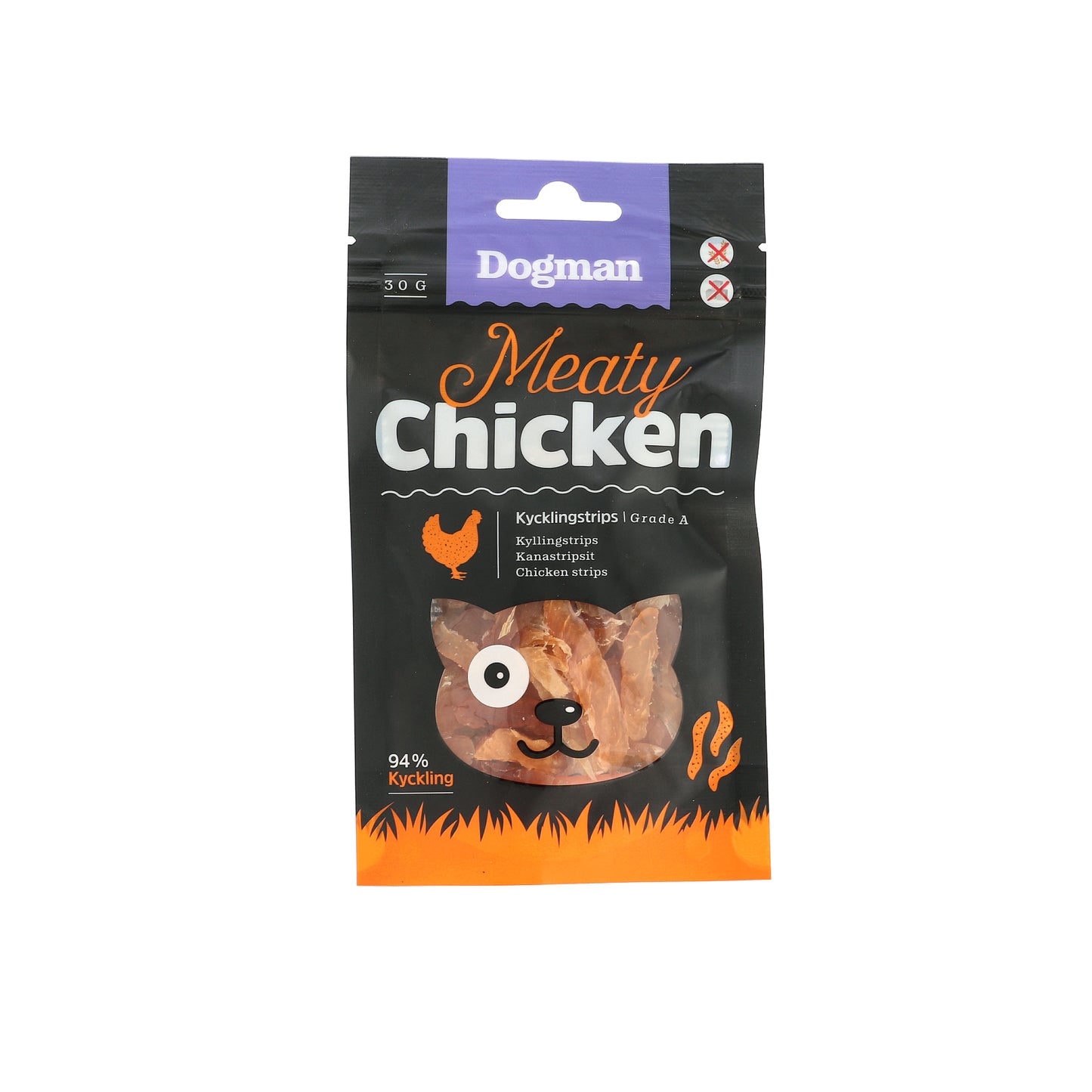 Dogman Chicken Strips Kycklingstrimlor 30g
