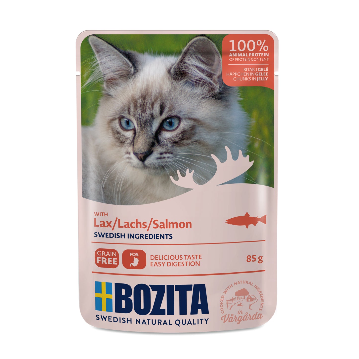 Bozita Salmon Chunks in Jelly Våtfoder för katt 85g