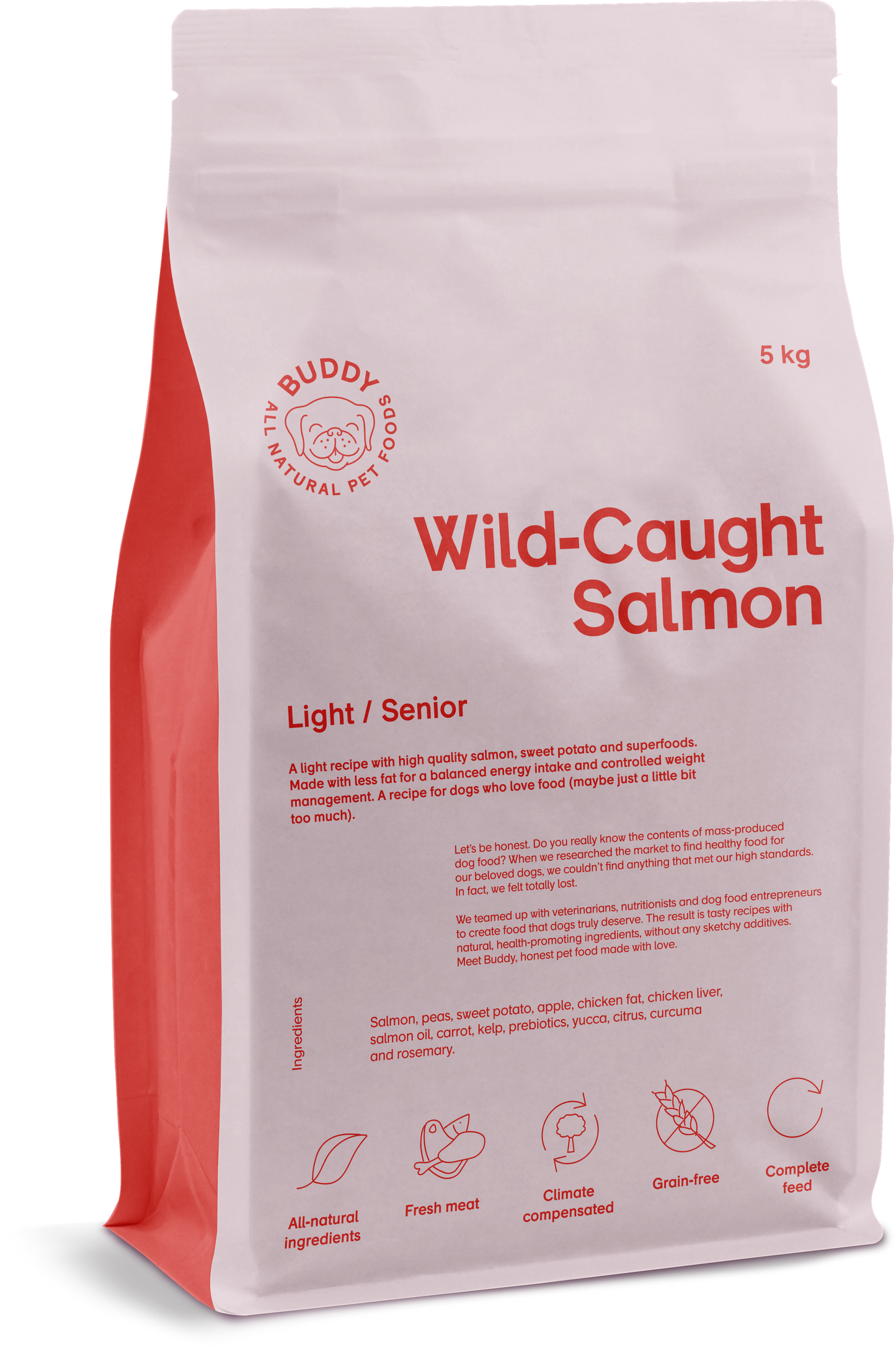 Buddy Wild Caught Salmon Hundfoder 5kg