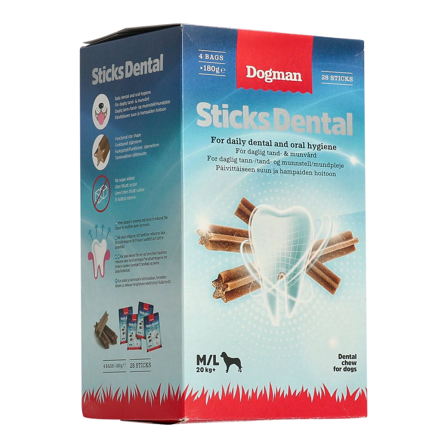 Dogman Sticks Dental Box M/L (28-Pack)