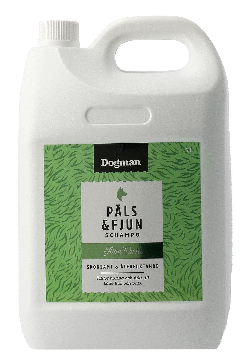 Päls & Fjun Hundschampo Aloe Vera 5L