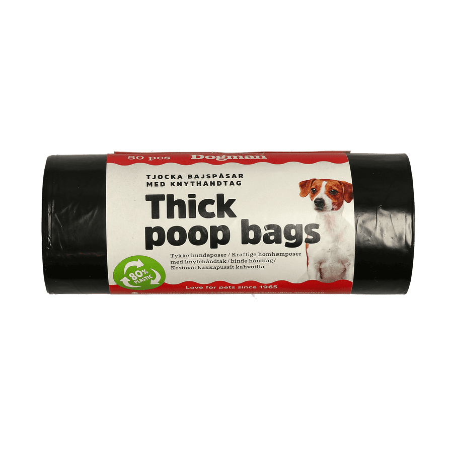 Dogman Bajspåsar med handtag 50p