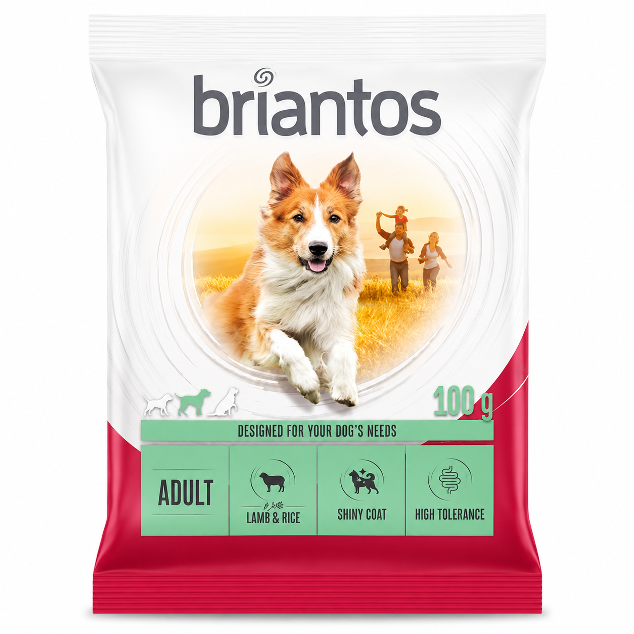 Briantos Torrfoder Hund Lammkött