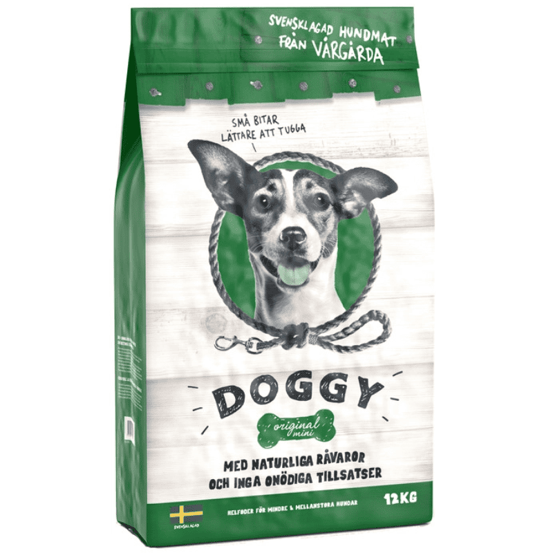 Doggy Original Mini Torrfoder för Små Hundar 1 kg