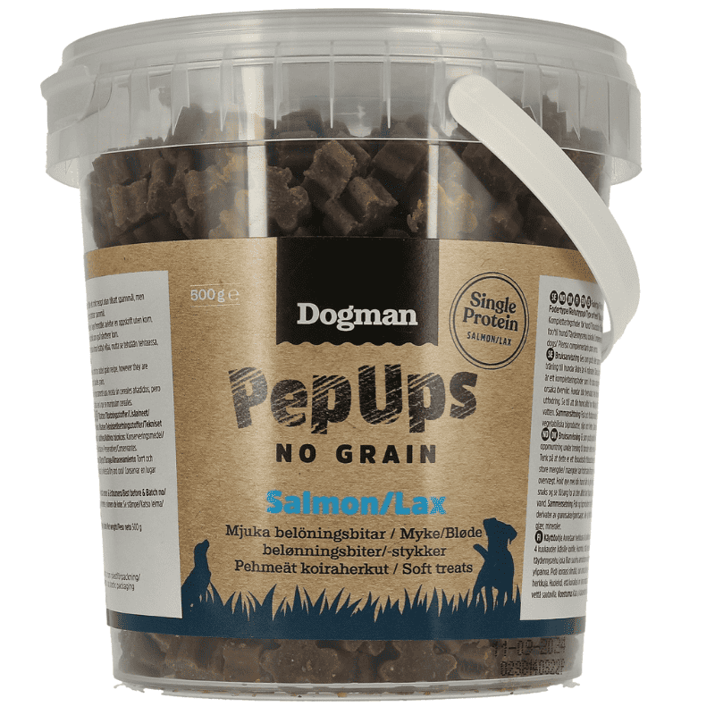 Dogman PepUps 500g med smak av lax