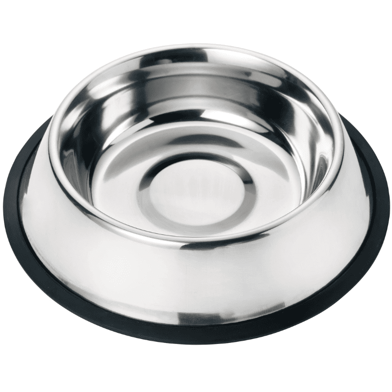 Dogman Matskål med Antiglid Kant Rostfri