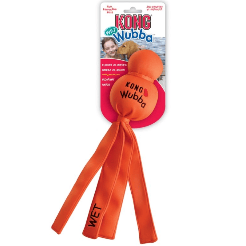 KONG Wubba Wet Flytande Hundleksak Stor