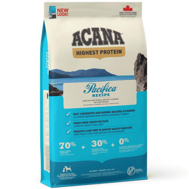 ACANA Pacifica Hundfoder Spannmålsfritt Fisk 11.4kg