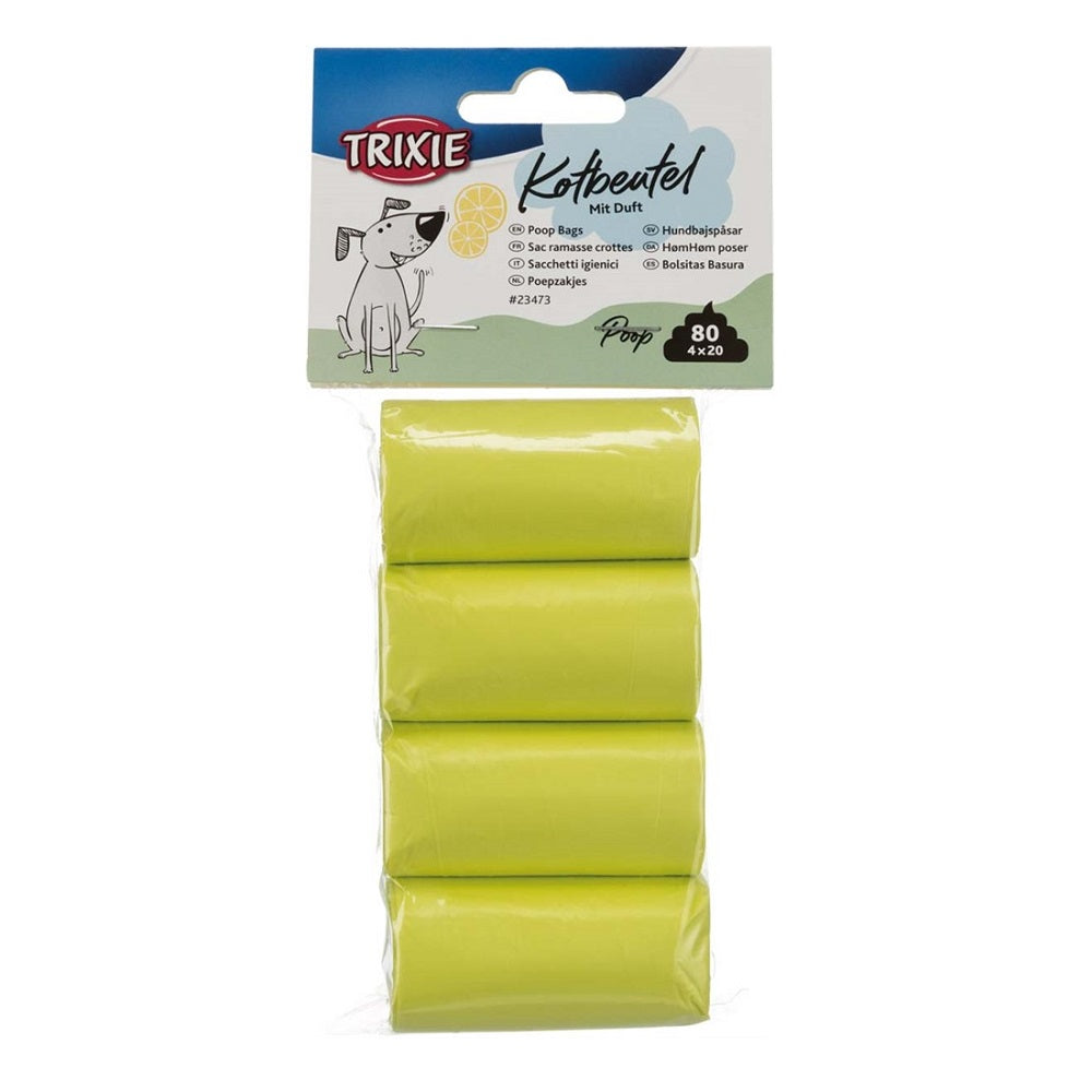 TRIXIE Bajspåsar Citrondoft 4x20st