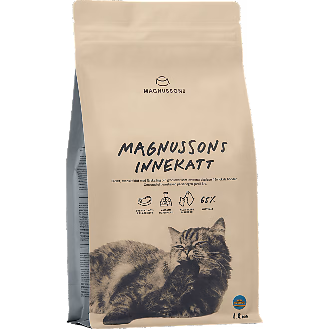 Magnussons Torrfoder Innekatt 1.8 kg