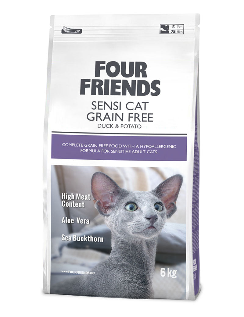 FourFriends Sensitive Grain Free Kattmat 6kg