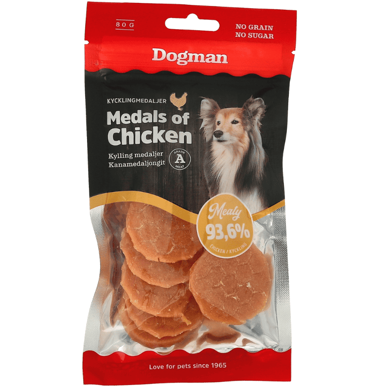 Meaty Kycklingmedaljer Hundgodis 100g