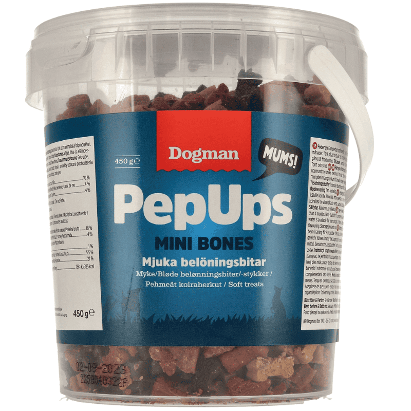 PepUps Mini Bones Kyckling, Biff & Lamm Hundgodis 29 kr