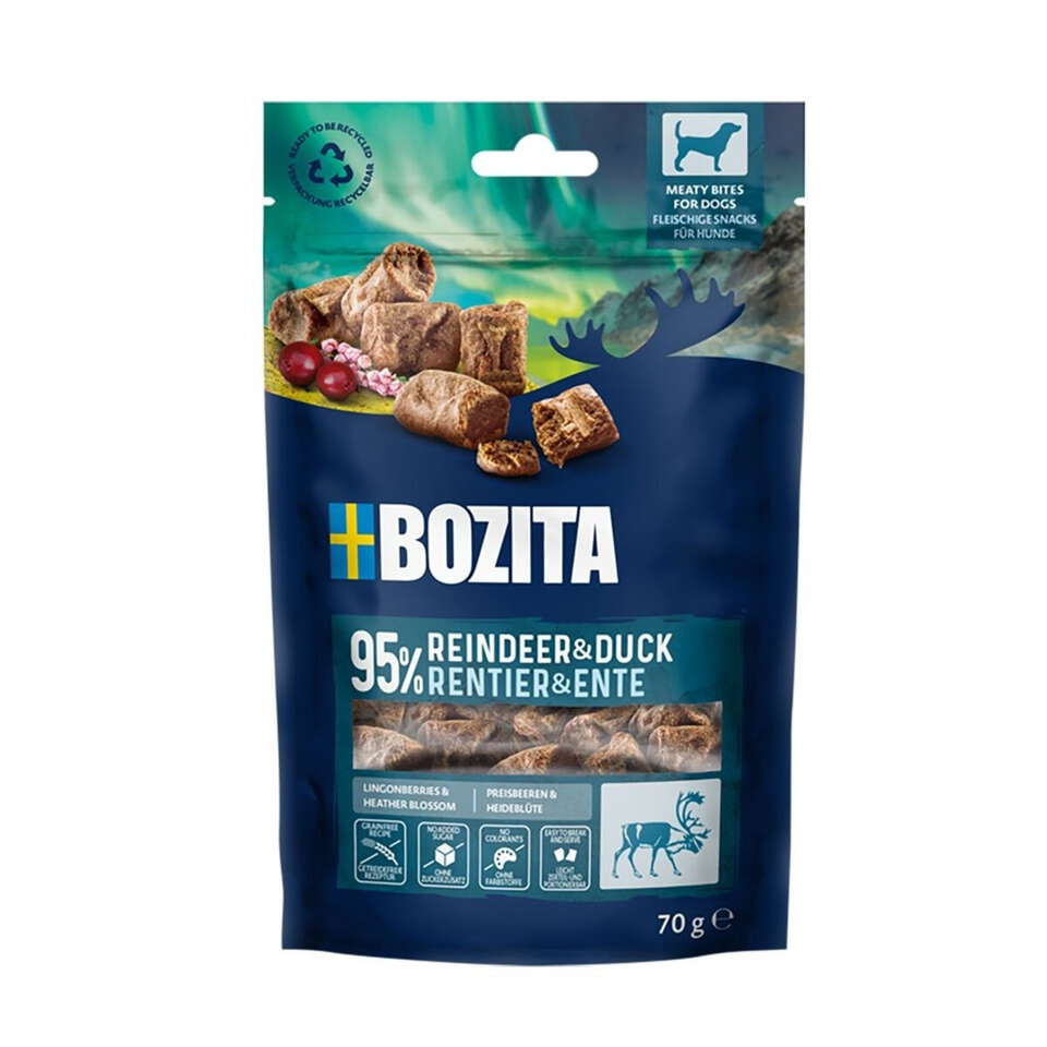 Bozita Meaty Bites Hundgodis Ren & Anka 70g
