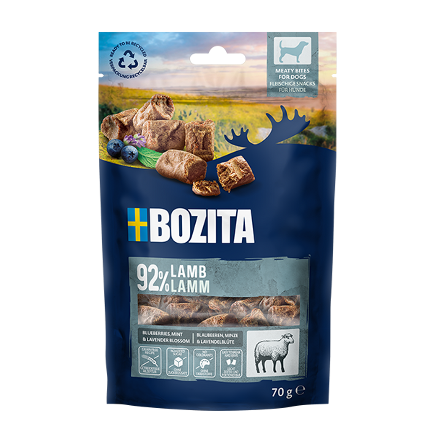 Bozita Meaty Bites Lamm Hundgodis 70g