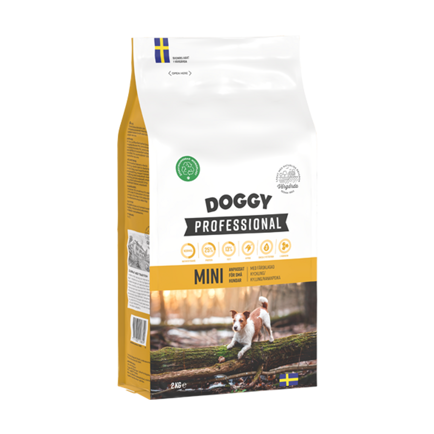 Doggy Mini Torrfoder Kyckling 2 kg