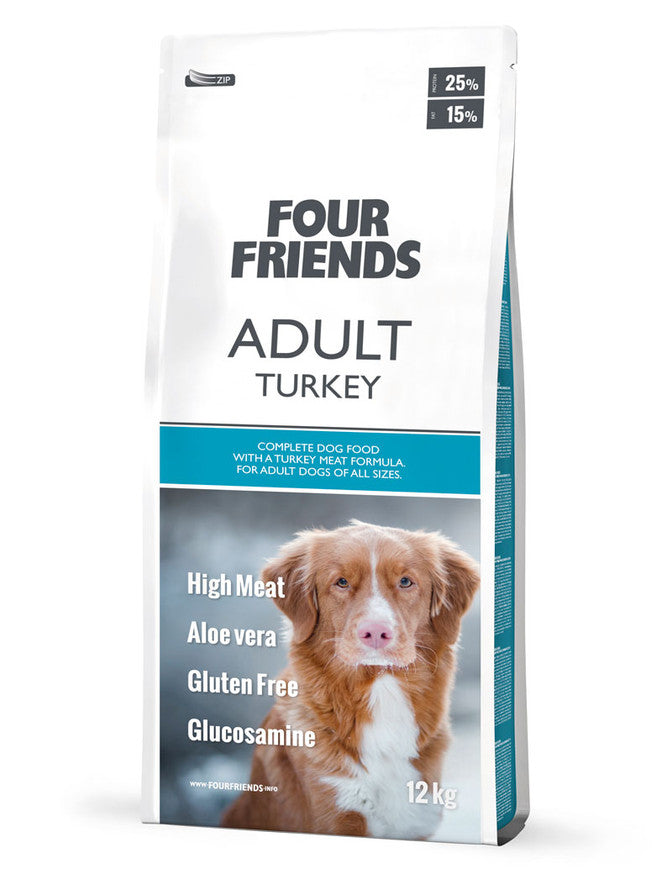 FourFriends Adult Turkey – Torrfoder 12 kg
