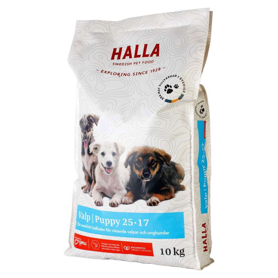 Halla Valp 25‑17 – Torrfoder 10 kg