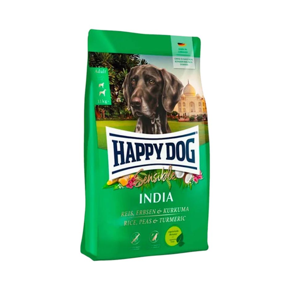 Happy Dog India 300g – Vegetariskt Foder för Känsliga Hundar