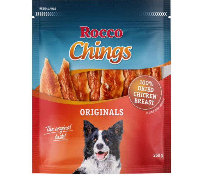 ROCCO Chings Torkad kycklingfilé 250 g