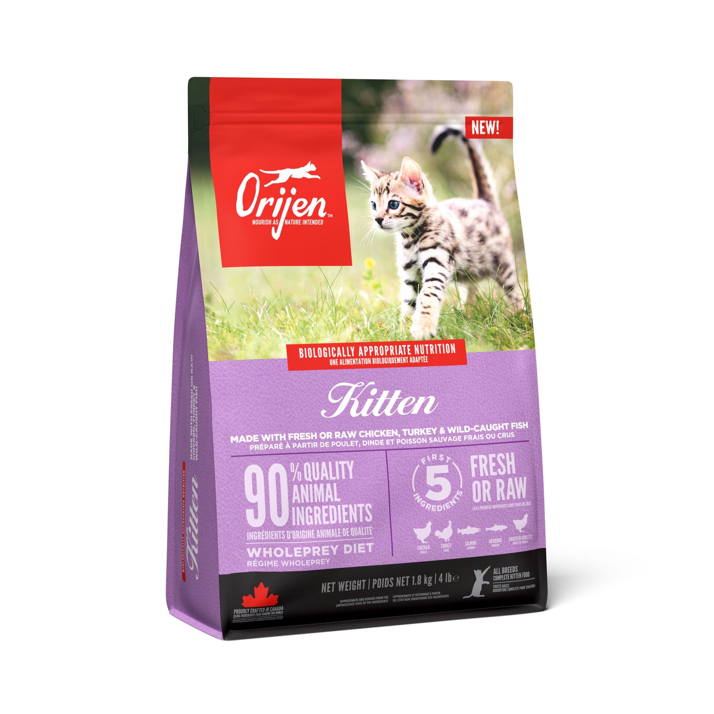 Orijen Kitten Torrfoder för katt 1,8kg