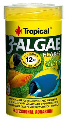 Tropical 3-Algae Flakes - Flingor - 100 ml