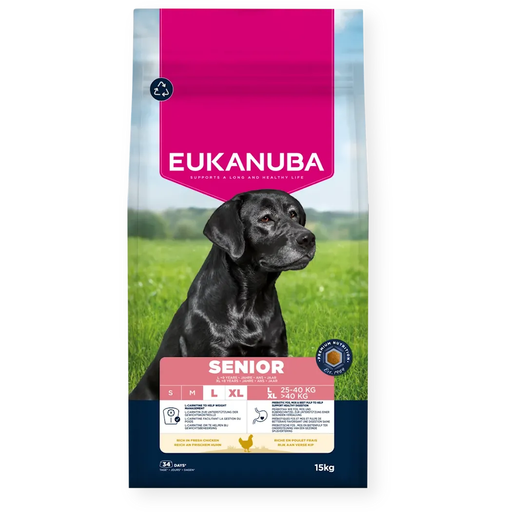 Eukanuba Dog Senior Large Torrfoder för hund 15kg