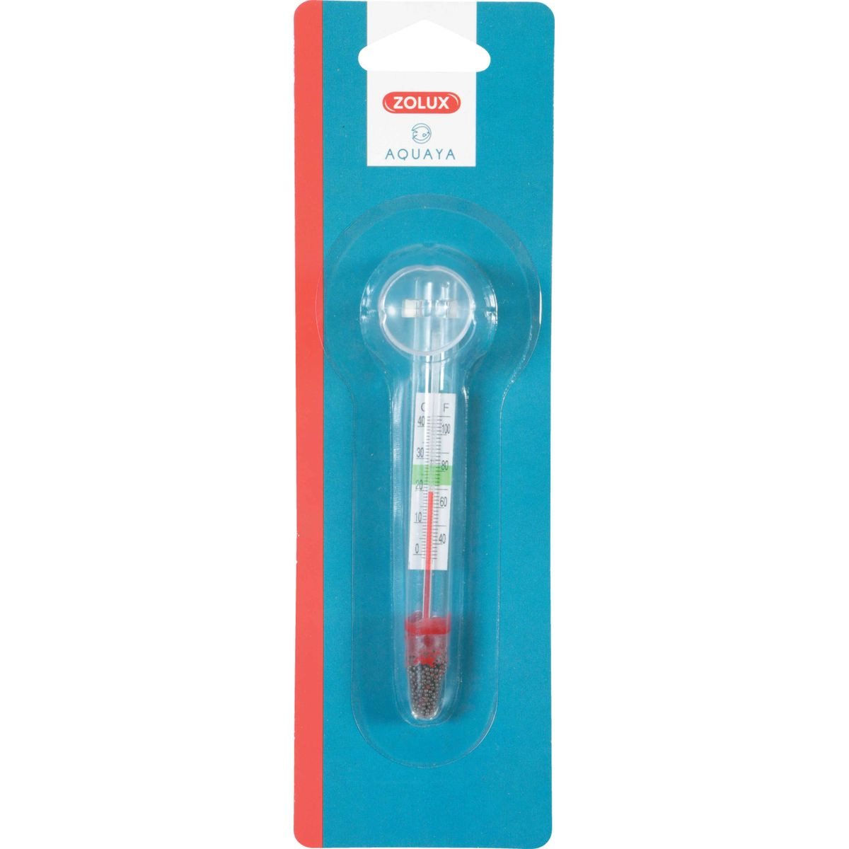 Zolux Glastermometer med Sugkopp