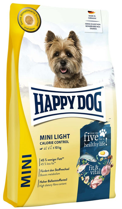 Happy Dog Mini Light Calorie Control – Torrfoder 4 kg