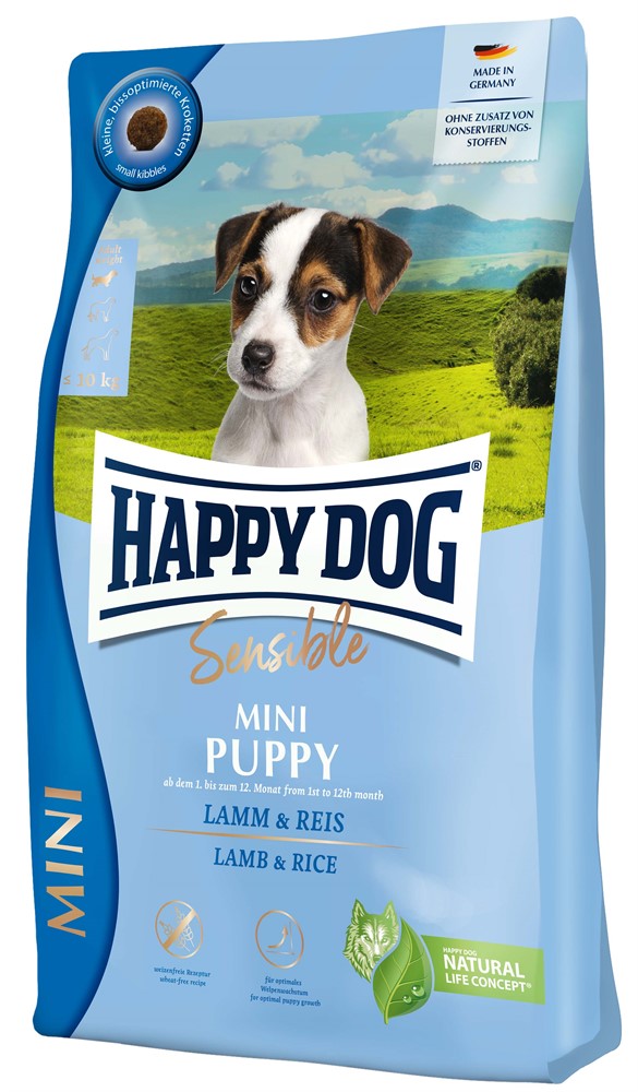 HappyDog Sens. Mini Puppy, L&R, 4 kg