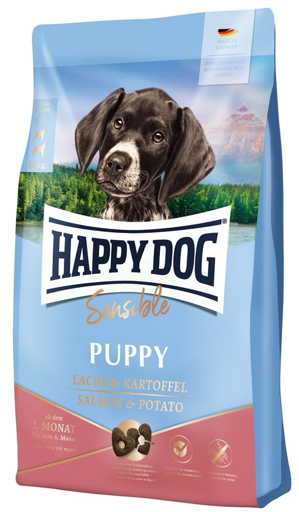 Happy Dog Puppy Lax & Potatis – 1kg