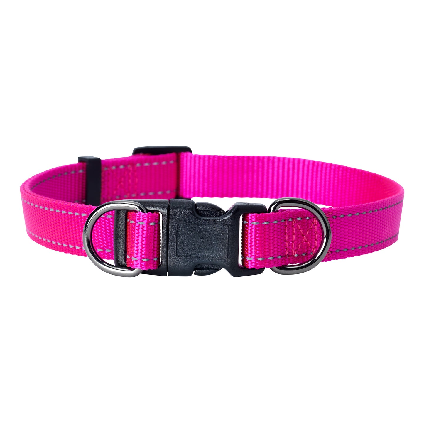 Dogman Nylon Hundhalsband Iris Rosa Small 10mmx22-35cm