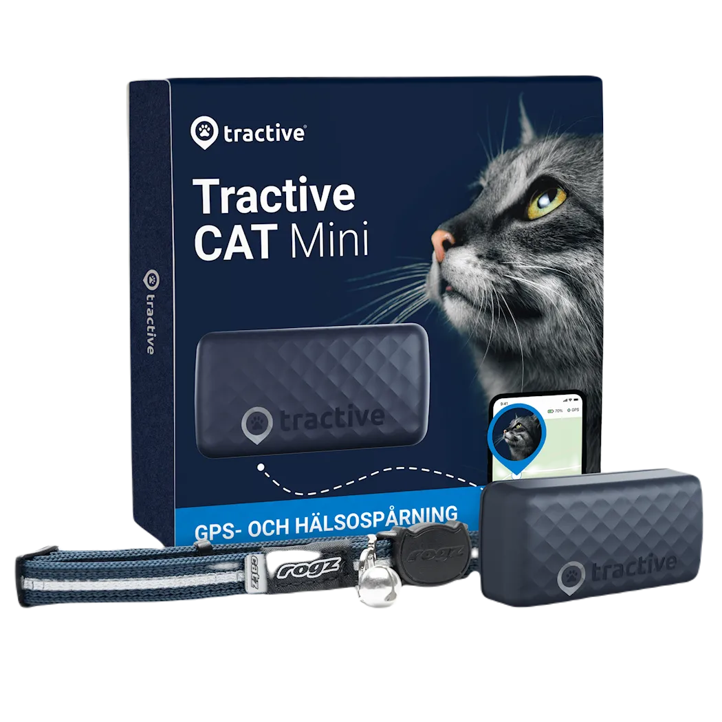 Tractive CAT Mini - Katt-GPS med hälsospårning – Blå