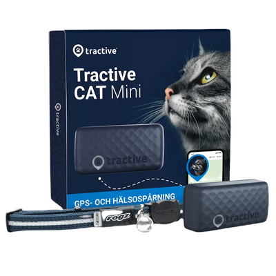 Tractive CAT Mini - Katt-GPS med hälsospårning – Blå