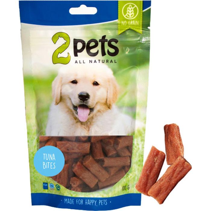 2Pets Hundgodis Tuna Bites 100G