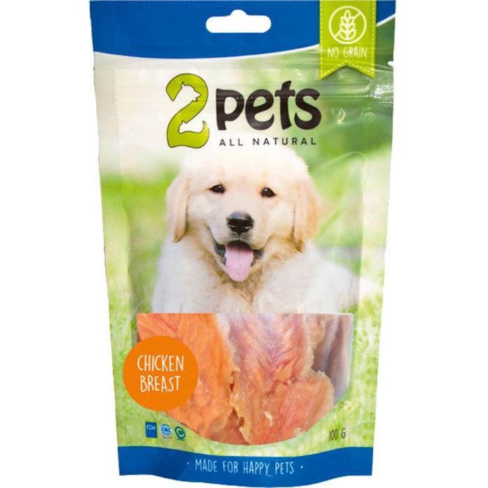 2Pets Naturligt hundgodis av kycklingfilé