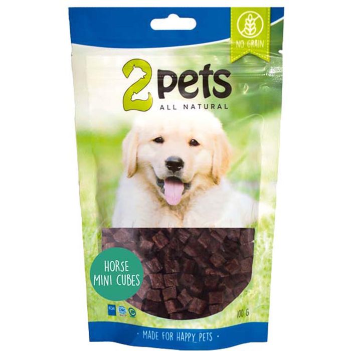 2pets Horse MiniCubes Hundgodis 100g