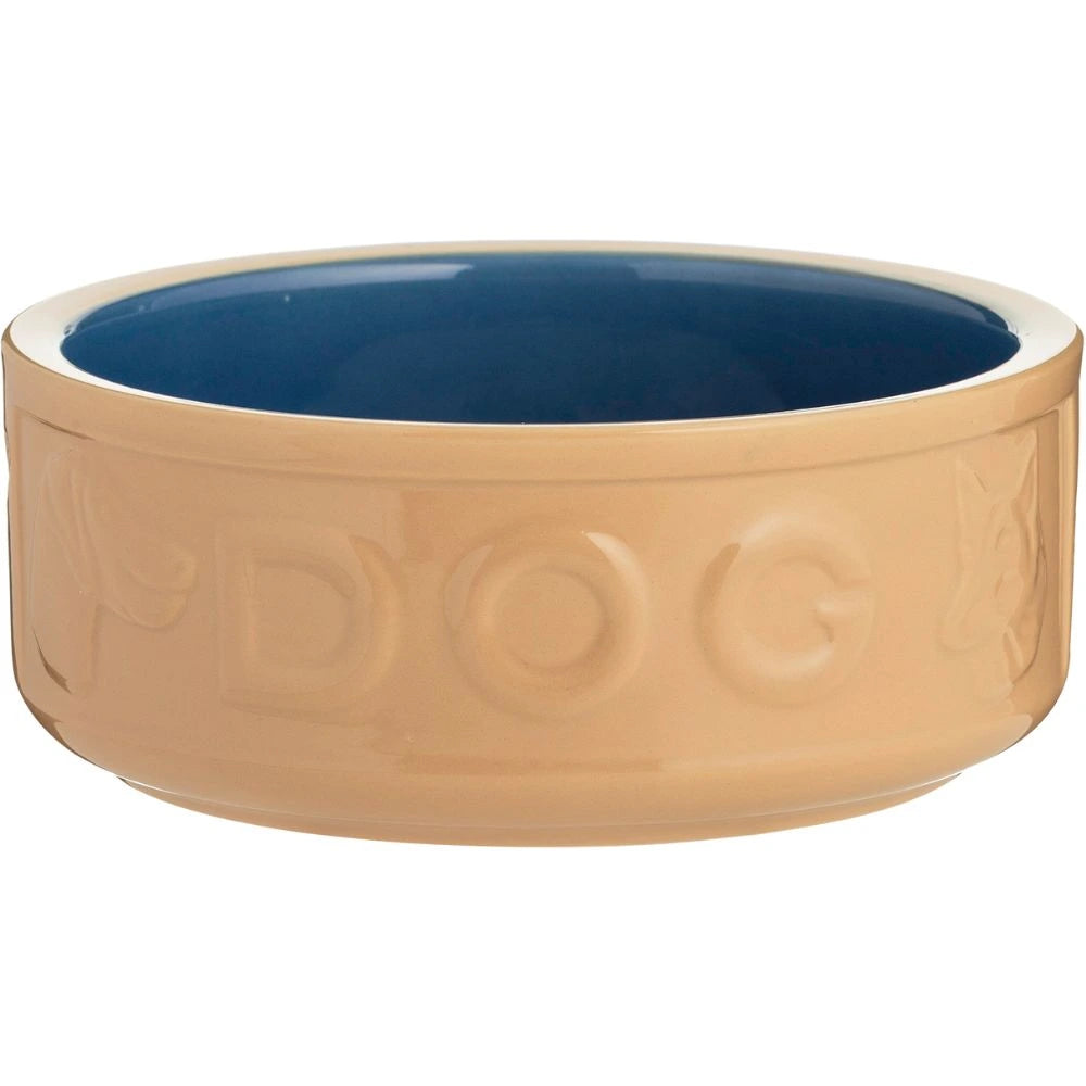 Hundskål PETWARE CANE 18 cm, kanel/blå, stengods, Mason Cash
