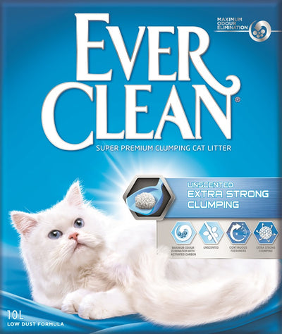 EverClean Kattsand Extra Strong Unscented 10l