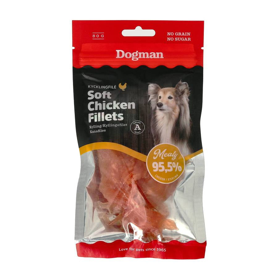 Dogman Soft Chicken Fillets 80g