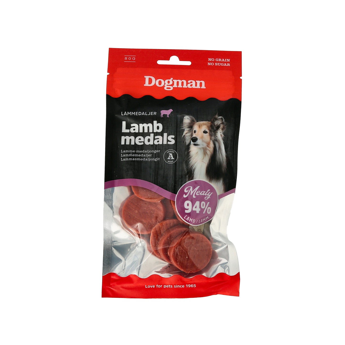 Dogman Meaty Lammedaljer Hundgodis