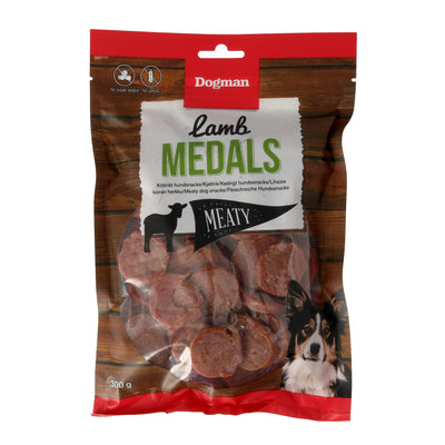 Dogman Meaty Lammedaljer 300g